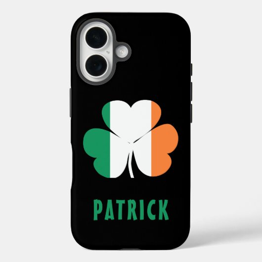 Aangepaste naam Keltisch Ierland Klaver Ierse vlag Case-Mate iPhone Case (Achterkant)