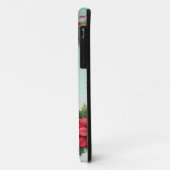 Aangepaste Naam Kerst Bloemen Waterverf Poinsettia Case-Mate iPhone Case (Achterkant/links)