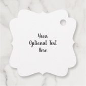 Aangepaste naam Kerst gunst / cadeau labels (Achterkant)