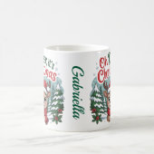 Aangepaste naam Kerst hert Koffiemok (Center)