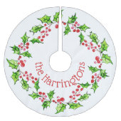 Aangepaste naam Kerst Krans boom rok Kerstboom Rok (Voorkant)