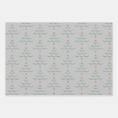 Aangepaste naam Kerstboom inpakpapier (Voorkant 3)