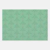 Aangepaste naam Kerstboom inpakpapier (Voorkant 2)