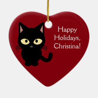 Aangepaste naam kerstkeuken-versiering keramisch ornament