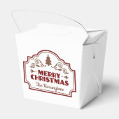 Aangepaste naam Kerstmis gunst dozen Bedankdoosjes (Achterkant)