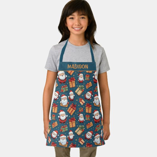 Aangepaste naam Kerstmis Santa Schort (Insitu)