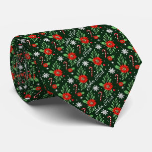 Aangepaste naam kerstmis stropdas