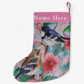 Aangepaste naam kerststop met extra rijen kleine kerstsok (Achterkant)