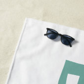 Aangepaste naam keukenhanddoek strandlaken (In situ)