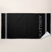 Aangepaste naam keukenhanddoek strandlaken (Voorkant)