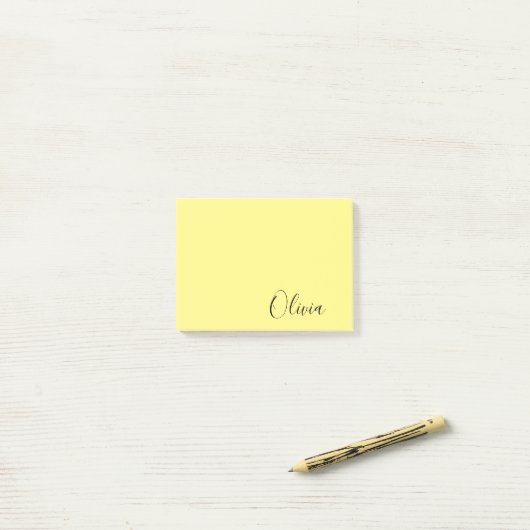Aangepaste naam kiezen Achtergrondkleur Post-it® Notes (Op bureau)