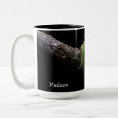 Aangepaste naam Kikker-mokken Tweekleurige Koffiemok (Links)