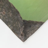 Aangepaste naam Kikker op vleece Blanket Fleece Deken (Hoek)