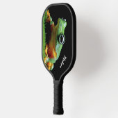 Aangepaste naam kikker pickleball paddle (Links)