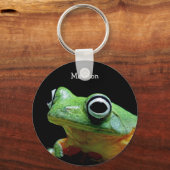 Aangepaste naam Kikker-Sleutelhanger Sleutelhanger (Voorkant)