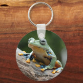 Aangepaste naam Kikker-Sleutelhanger Sleutelhanger (Voorkant)