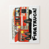 Aangepaste naam Kind brandbeveiliging Jigzaag Legpuzzel (Verticaal)