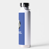Aangepaste naam kind Voetbal Waterfles (Links)