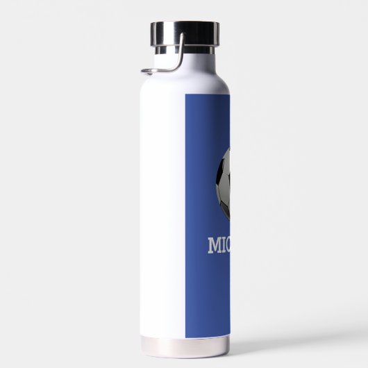 Aangepaste naam kind Voetbal Waterfles (Rechts)