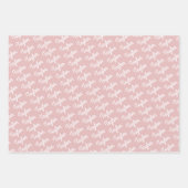 Aangepaste naam Kinder Gift Inpakpapier Vel (Voorkant)