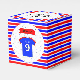 Aangepaste naam Kinder partij 9e verjaardag Bedankdoosjes