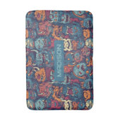 Aangepaste naam Kinderen Monster Pattern Badmat (Voorkant Verticaal)