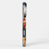 Aangepaste Naam Kippen Haan Rooster Eieren iPhone Hoesje (Rechterkant)