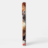 Aangepaste Naam Kippen Haan Rooster Eieren iPhone Hoesje (Linkerkant)