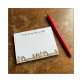 Aangepaste naam klas milieueducatiegeschenk post-it® notes