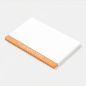 Aangepaste naam Klassiek oranje plaknotities ontwe Post-it® Notes (Schuin)