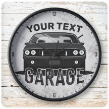 Aangepaste naam Klassieke muskus Auto Garage Retro
