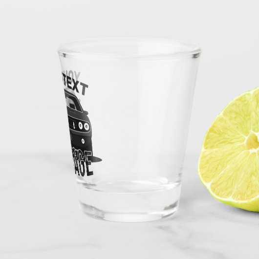 Aangepaste naam Klassieke muskus Auto Garage Retro Shot Glas (Rechts)