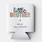 Aangepaste naam kleine broer schattig gepersonalis blikjeskoeler (Achterkant)
