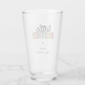 Aangepaste naam Kleine Brother Cute op maat Glas (Achterkant)