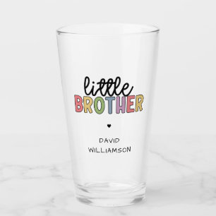 Aangepaste naam Kleine Brother Cute op maat Glas