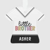 Aangepaste naam Kleine Brother Cute op maat Ornament (voorkant)
