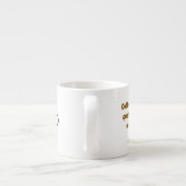 Aangepaste Naam Kleine Espresso Cup | Gezegde Coff Espresso Kop (Achterkant)
