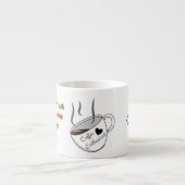 Aangepaste Naam Kleine Espresso Cup | Gezegde Coff Espresso Kop (Voorkant)