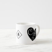 Aangepaste Naam Kleine Espresso Cup | Love Coffee  Espresso Kop (Voorkant rechts)