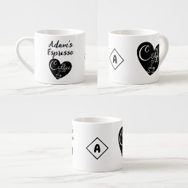 Aangepaste Naam Kleine Espresso Cup | Love Coffee  Kop