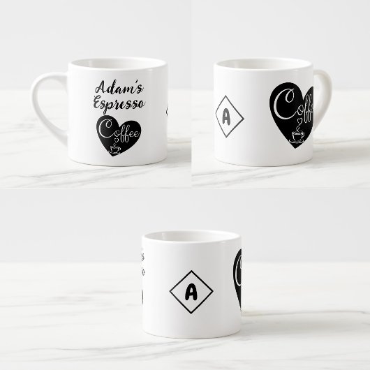 Aangepaste Naam Kleine Espresso Cup | Love Coffee  Kop