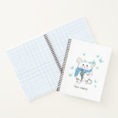 Aangepaste naam kleine hamster bevestigen notitieboek (Binnen)