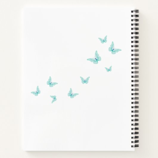 Aangepaste naam kleine hamster bevestigen notitieboek (Achterkant)