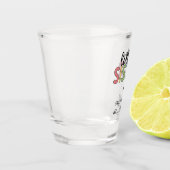 Aangepaste naam Kleine zuster Cute Speciaal Shot Glas (Links)