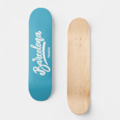 Aangepaste naam & kleur Barcelona Persoonlijk Skateboard (Voorkant)