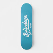 Aangepaste naam & kleur Barcelona Persoonlijk Skateboard (Voorkant)