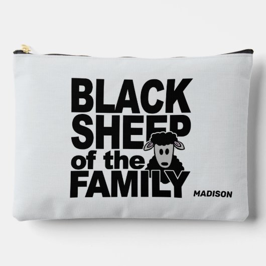 Aangepaste naam & kleur "Black Sheep" Etui (Voorkant)