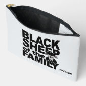 Aangepaste naam & kleur "Black Sheep" Etui (Open)