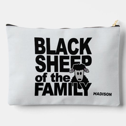 Aangepaste naam & kleur "Black Sheep" Etui (Achterkant)