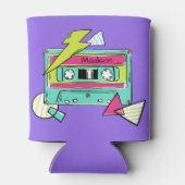 Aangepaste naam & kleur Casette Tape koelbox Blikjeskoeler (Achterkant)